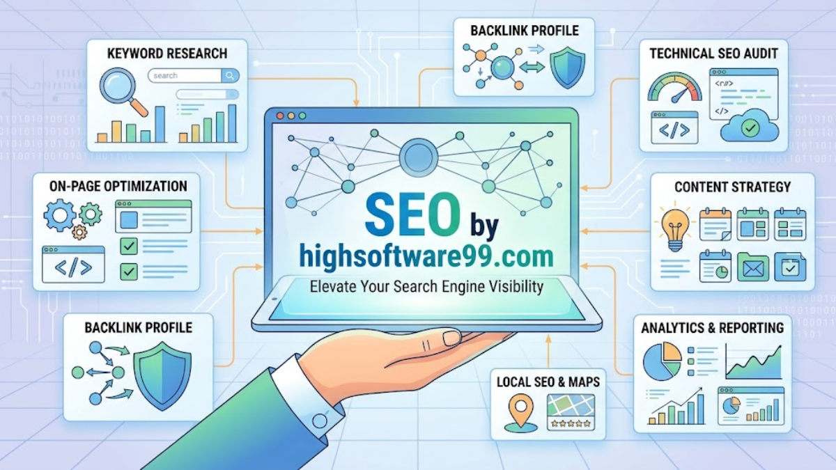 SEO by highsoftware99.com The Complete Guide to Ranking Higher SEO by highsoftware99.com The Complete Guide to Ranking Higher